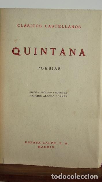 Libros: POES&Iacute;AS - MANUEL JOS&Eacute; QUINTANA - Foto 1