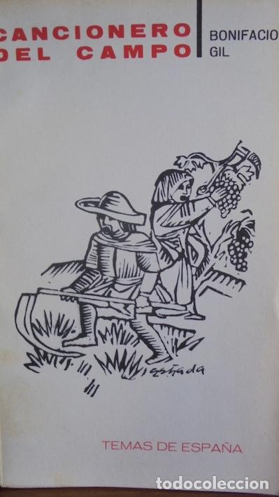 Libros: CANCIONERO DEL CAMPO. Antolog&iacute;a - BONIFACIO GIL - Foto 1