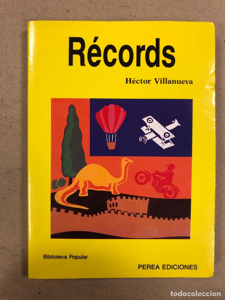 Libros: R&Eacute;CORDS. HECTOR VILLANUEVA. PEREA EDICIONES 1995. - Foto 1