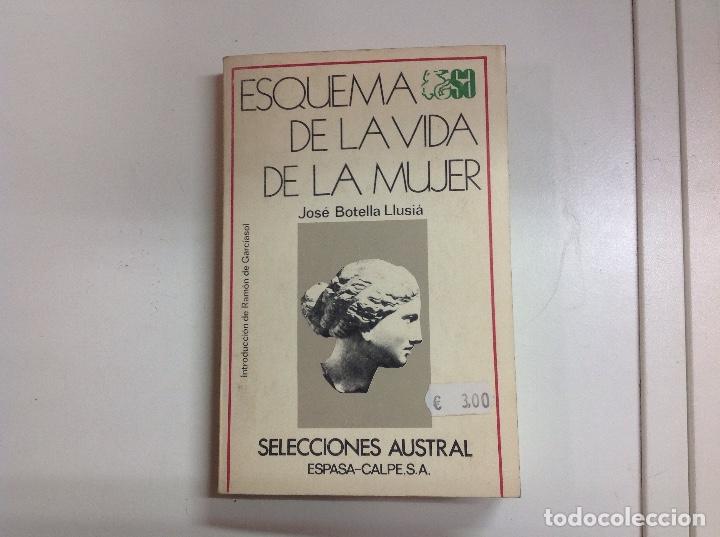 Libros: Esquema de la vida de la mujer Jos&eacute; botella lluvia - Foto 1