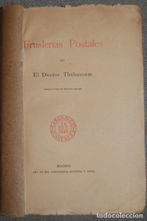 Libros: FRUSLERIAS POSTALES - DOCTOR THEBUSSEM - Foto 1