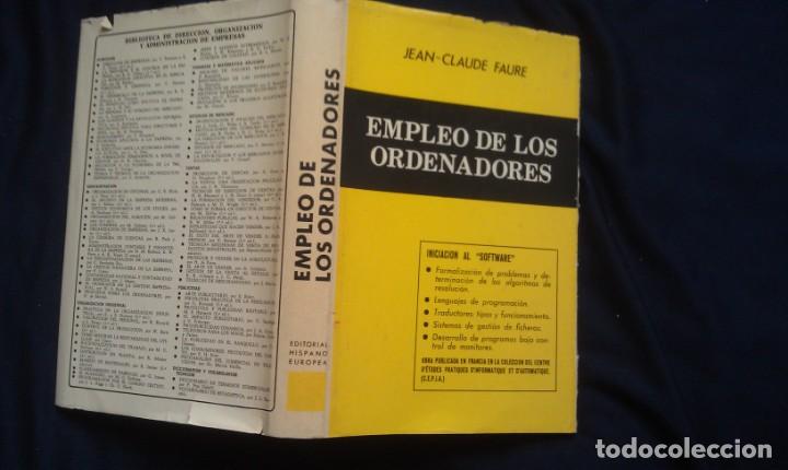 Libros: EMPLEO DE LOS ORDENADORES - JEAN-CLAUDE FAURE