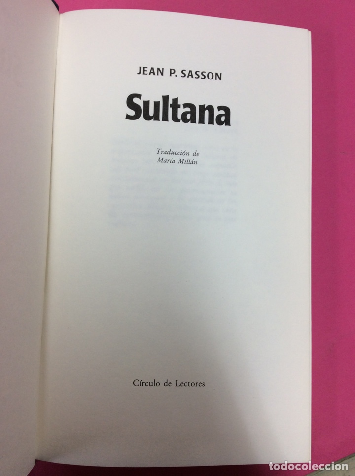 Libros: Sultana - Jean.P.Sasson - C&iacute;rculo de Lectores - Foto 1