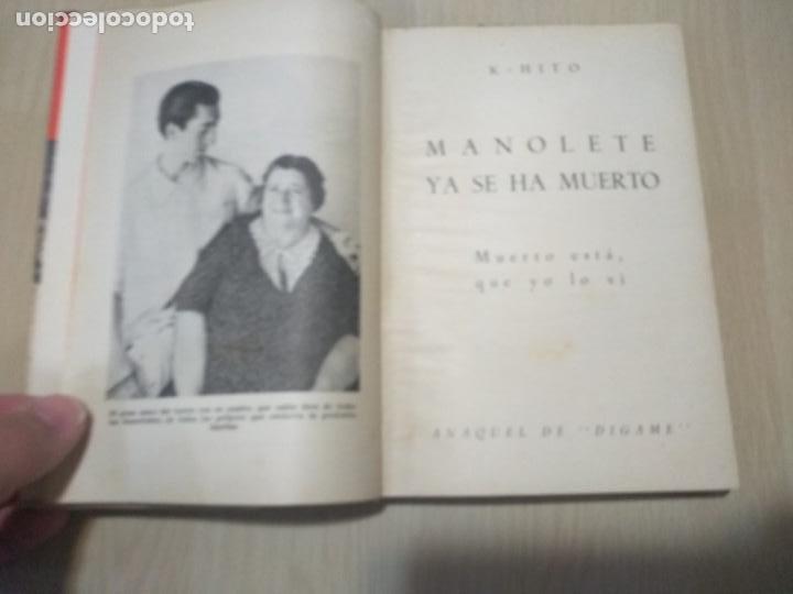 Libros: Manolete ya se ha muerto - Foto 3