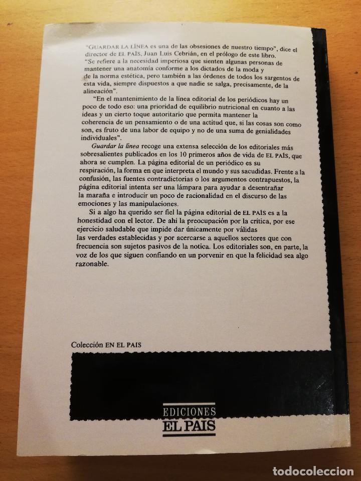 Libros: GUARDAR LA L&Iacute;NEA. PR&Oacute;LOGO DE JUAN LUIS CEBRI&Aacute;N (EDICIONES EL PAIS) - Foto 7