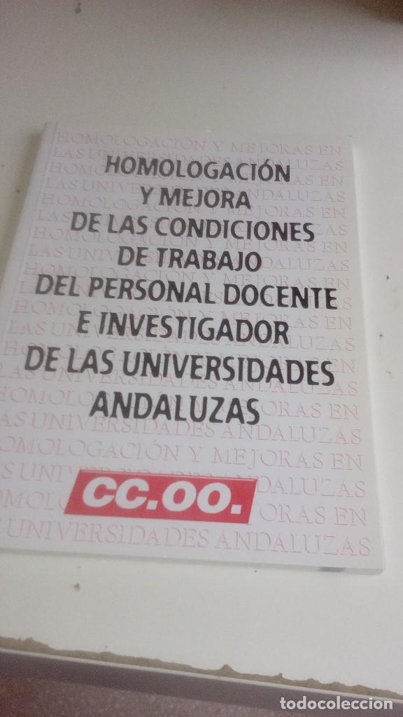 Livros em segunda m&atilde;o: G-65 LIBRO HOMOLOGACION Y MEJORA DE LAS CONDICIONES DE TRABAJO CCOO