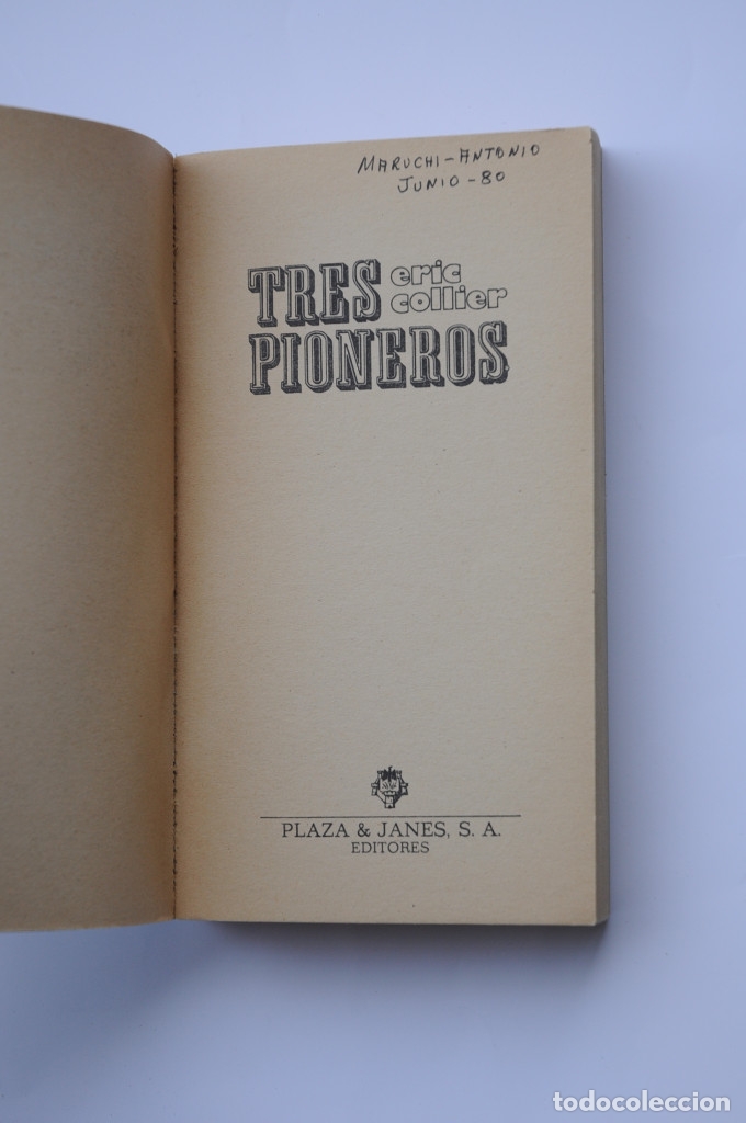 Libros: Tres pioneros - COLLIER, Eric - Foto 2