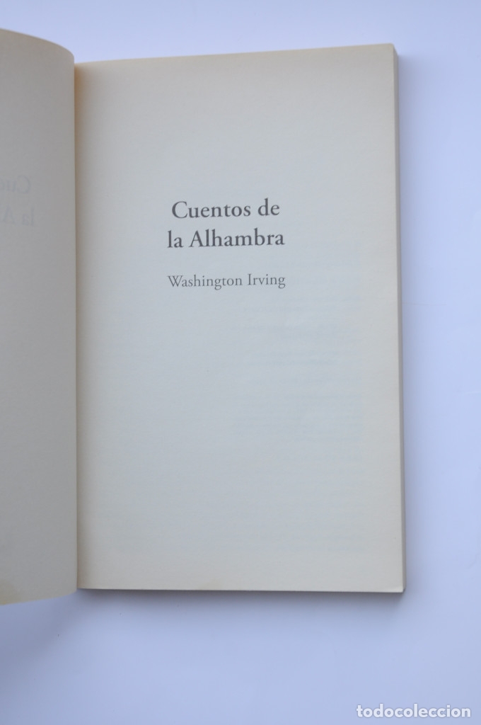 Libros: Cuentos de la Alhambra - IRVING, Washington - Foto 2