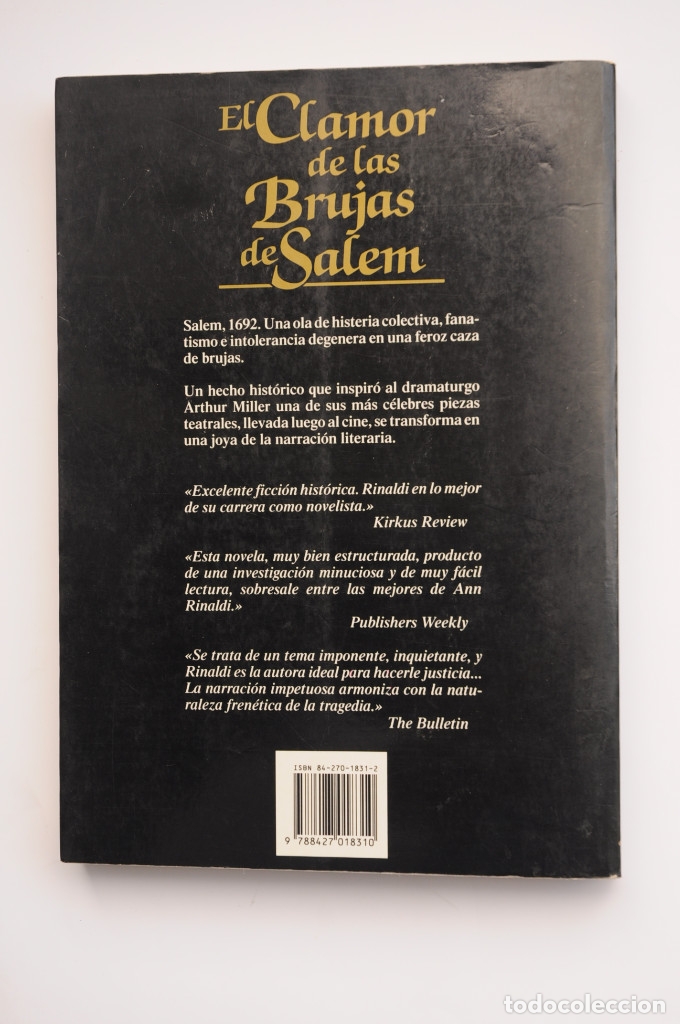 Libros: El clamor de las Brujas de Salem - RINALDI, Ann - Foto 3