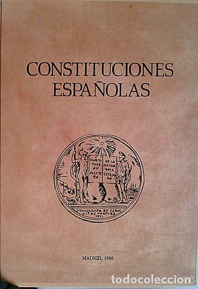 Libros: Constituciones espa&ntilde;olas - vvaa - Foto 1