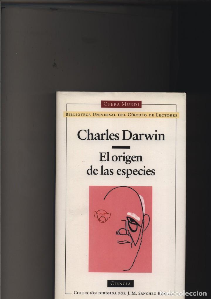 Libros: El Origen De Las Especies  Charles Darwin C&iacute;rculo de Lectores, 1996.  gastos gratis - Foto 1