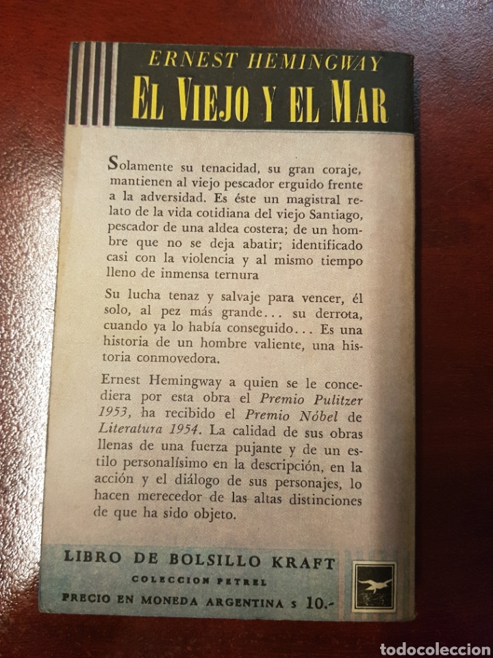 Libros: El viejo y el mar - Ernest Hemingway - 1954 - Foto 2