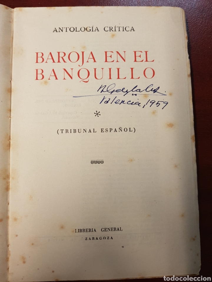 Libros: Baroja en el banquillo - tribunal espa&ntilde;ol - Foto 3