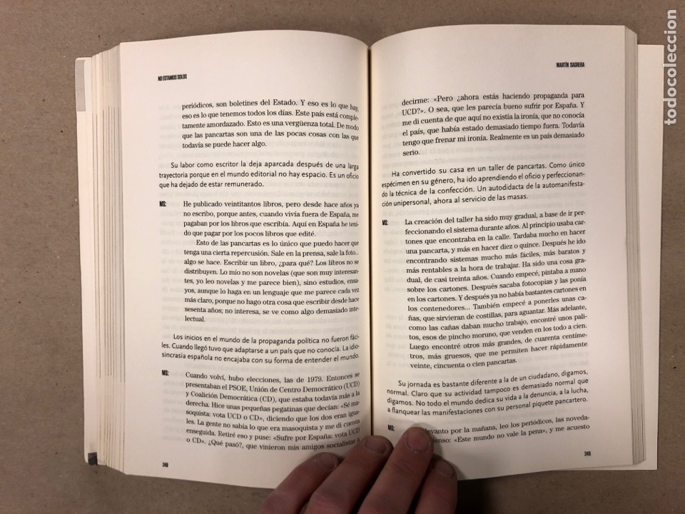Libros: NO ESTAMOS SOLOS. EL GRAN WYOMING. EDITORIAL PLANETA 2014. - Foto 7