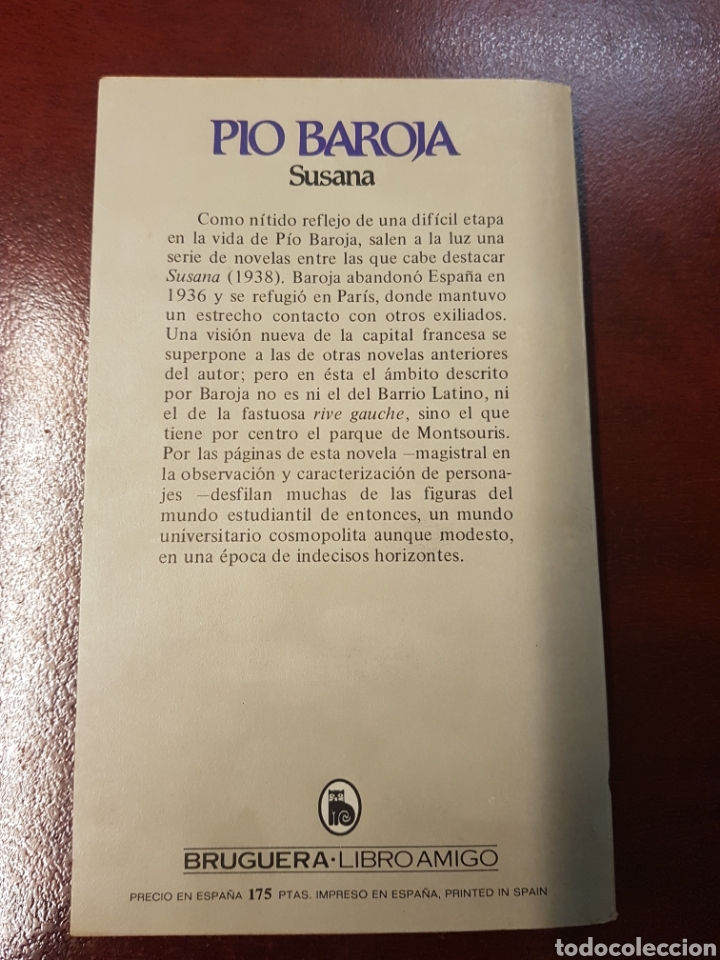 Libros: Susana - pio baroja - 1981 - Foto 2