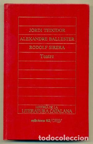 Libros: TEATRE - Teixidor/Ballester/Sirera - Foto 1