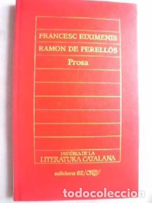 Libros: PROSA - Eiximenis/De Perell&oacute;s - Foto 1