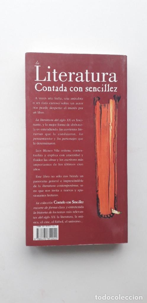 Libros: LA LITERATURA CONTADA CON SENCILLEZ - LUIS BLANCO VILA - Foto 3