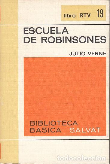 Libros: ESCUELA DE ROBINSONES - VERNE, JULIO - Foto 1
