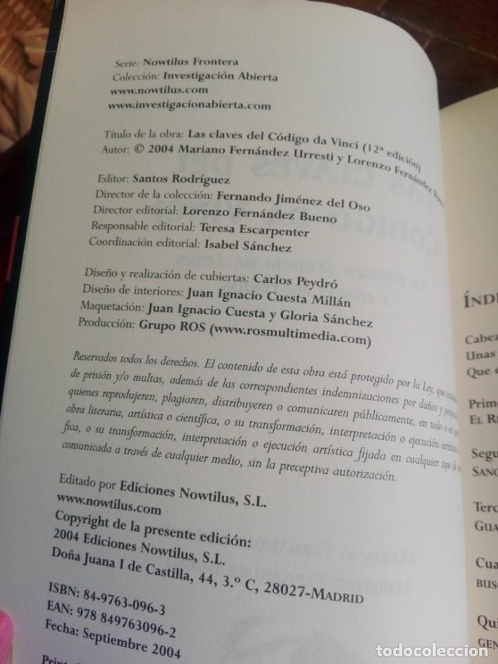 Libros: Libro Las Claves del C&oacute;digo Da Vinci - Foto 3
