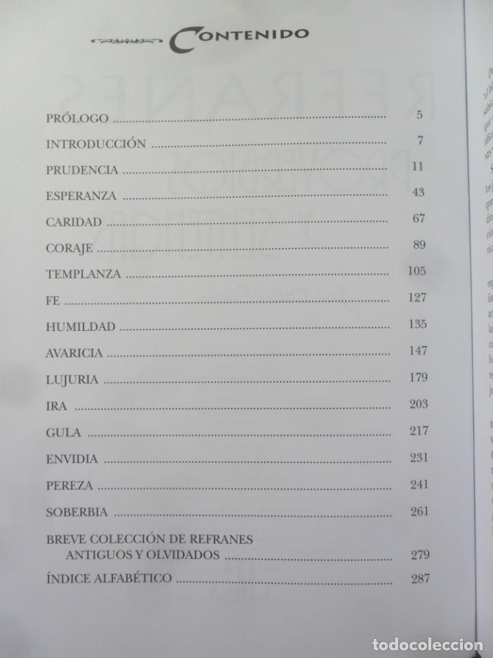 Libros: REFRANES, PROVERBIOS Y SENTENCIAS - JOSE CALLES VALES - ED. LIBSA - 2007 - Foto 2