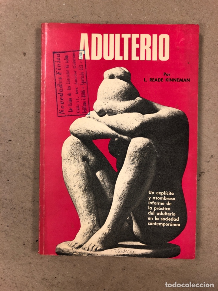 Libros: ADULTERUO. L. READE KINNEMAN. MANUALES CIENT&Iacute;FICOS 1969. - Foto 1