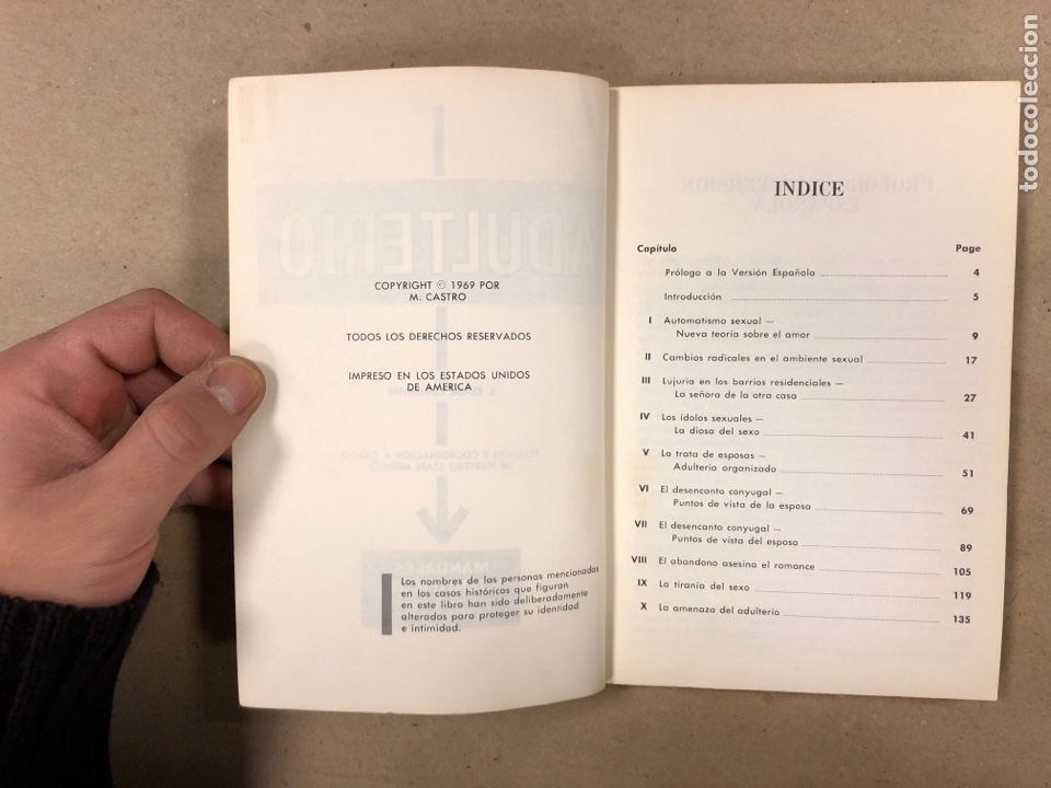 Libros: ADULTERUO. L. READE KINNEMAN. MANUALES CIENT&Iacute;FICOS 1969. - Foto 3