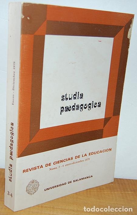 B&uuml;cher: STUDIA PAEDAG&Oacute;GICA. Revista de Ciencias de la Educaci&oacute;n. N&ordm; 3 - 4, enero-diciembre 1979 - VV.AA.