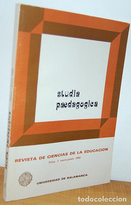 books: STUDIA PAEDAG&Oacute;GICA. Revista de Ciencias de la Educaci&oacute;n. N&ordm; 5, enero-junio 1980 - VV.AA.