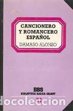 Libros: CANCIONERO Y ROMANCERO ESPA&Ntilde;OL - DAMASO ALONSO - Foto 1