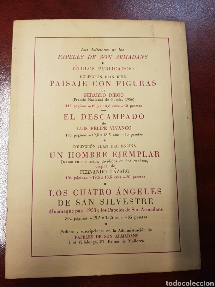 Libros: Papeles de Son armadans - Cela - marzo 1958 - Foto 2