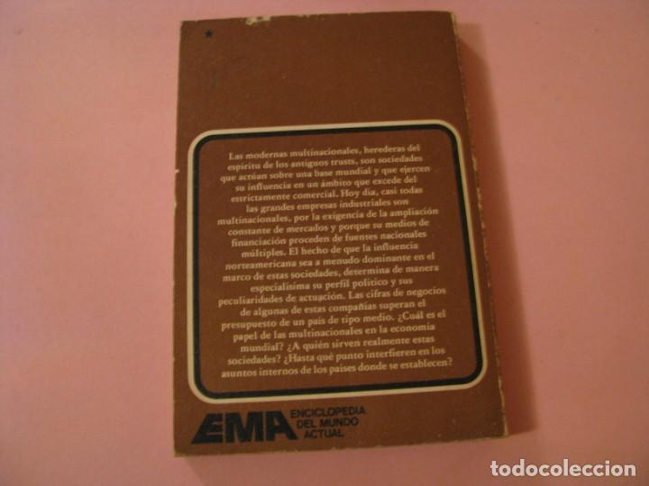Libros: LAS SOCIEDADES MULTINACIONALES. EMA. 1977. - Foto 3