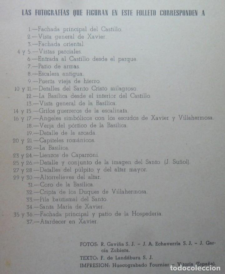 Libros: EL CASTILLO DE XAVIER - NAVARRA - PROFUSAENTE ILUSTRADO - Foto 2