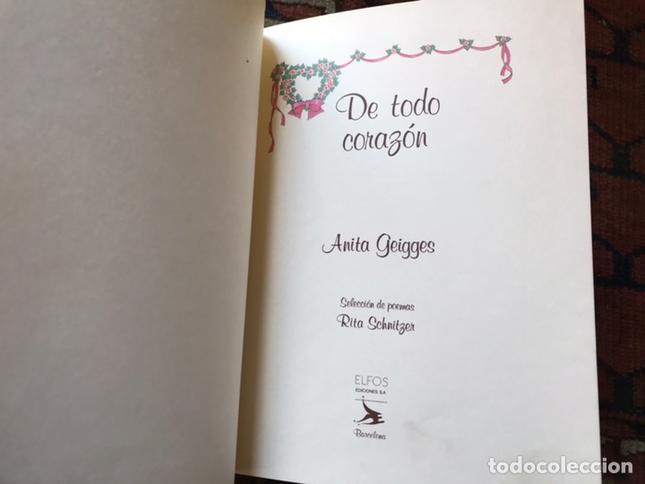 Libros: De todo coraz&oacute;n. Anita Geigges - Foto 2