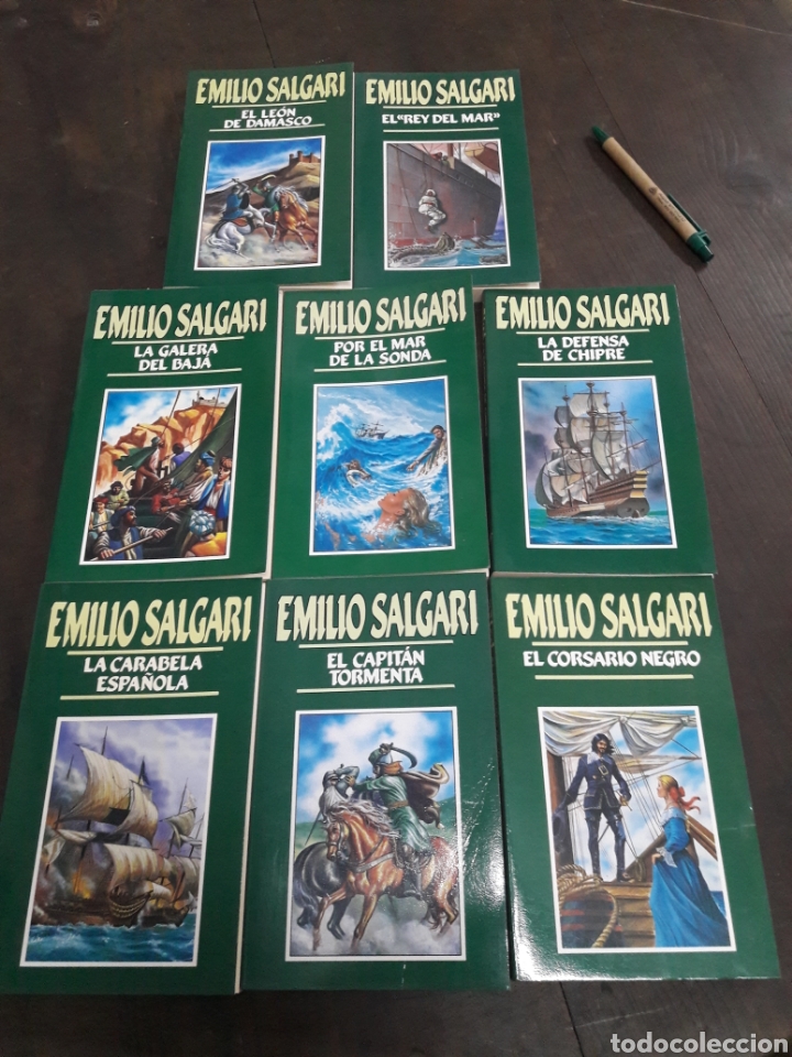 Libros: Lote de 8 libros EMILIO SALGARI de Ed Orbis a&ntilde;o 1987 - Foto 1