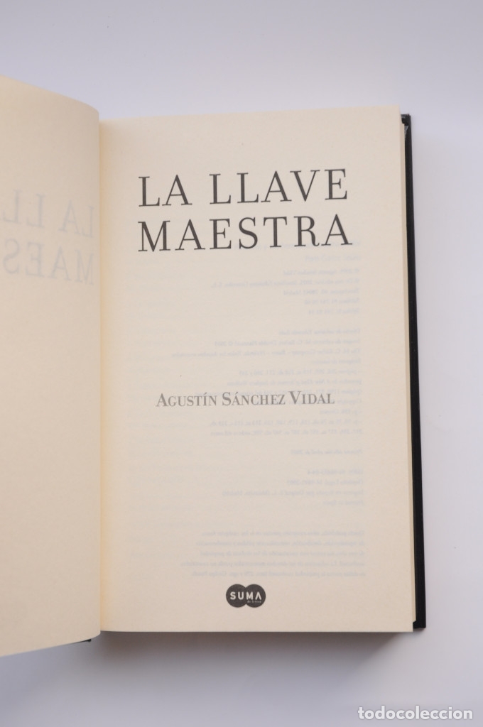Libros: La llave maestra - S&Aacute;NCHEZ VIDAL, Agust&iacute;n - Foto 3
