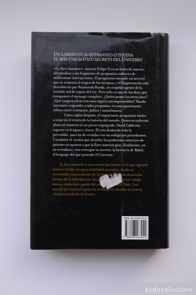 Libros: La llave maestra - S&Aacute;NCHEZ VIDAL, Agust&iacute;n - Foto 7