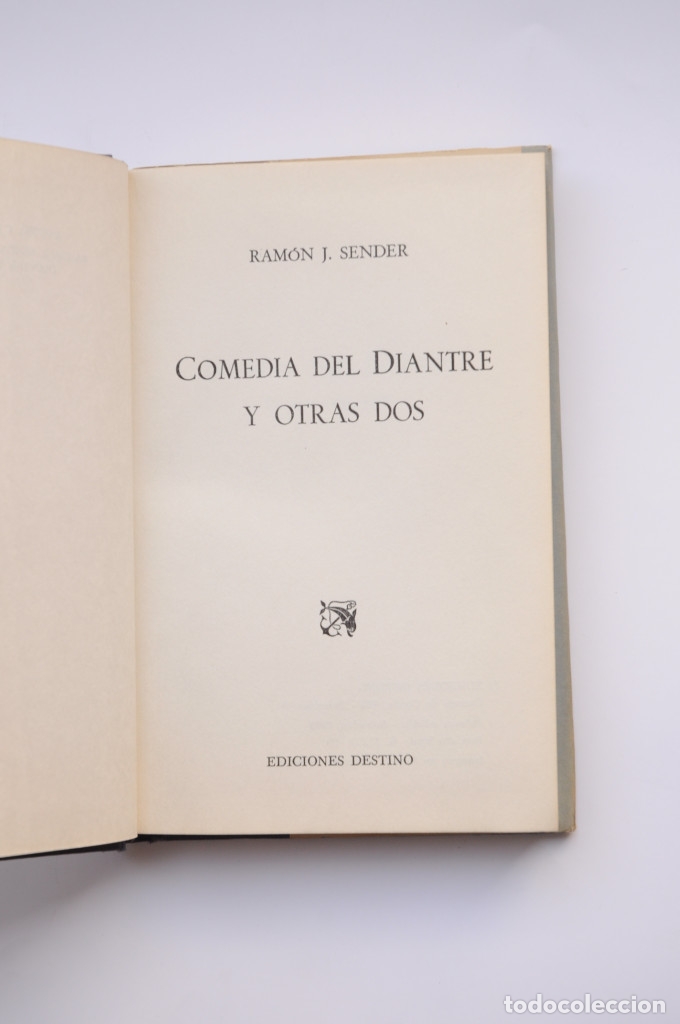 Libros: Comedia del diantre y otras dos - SENDER, Ram&oacute;n J. - Foto 3