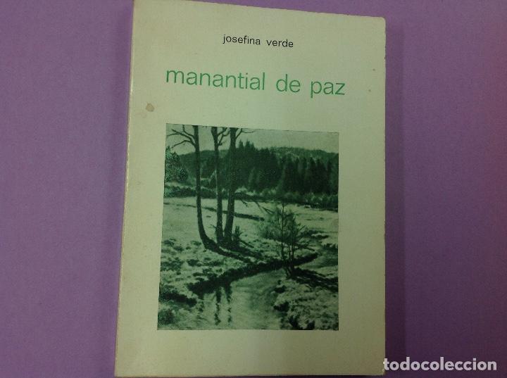 Libros: Manantial de paz . 1971. Josefina verde - Foto 1