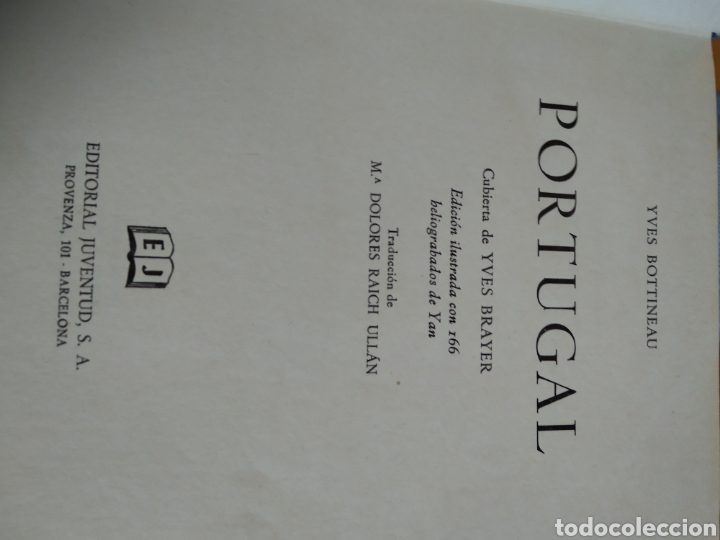 Libros: PORTUGAL. YVES BOTTINEAU #2053 - Foto 2