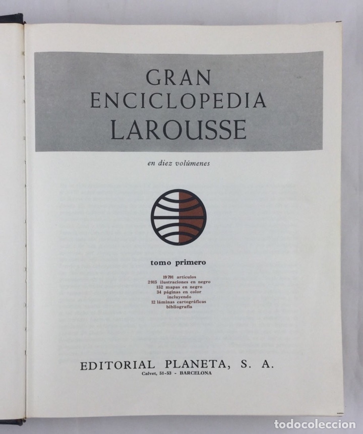 Gran Enciclopedia Larousse, En Diez Volúmenes. - Comprar Libros Sin ...