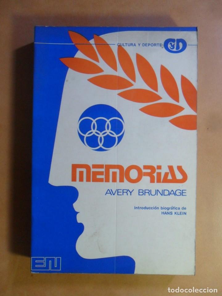 Libros: AVERY BRUNDAGE, MEMORIAS - ED. NACIONAL - 1973 - Foto 1
