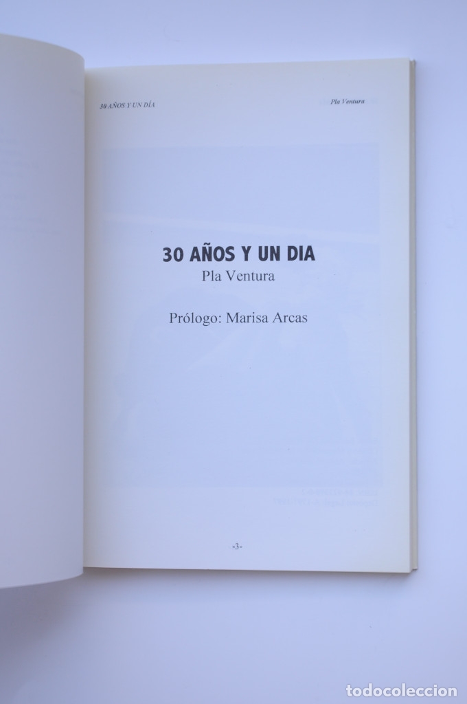 Libros: 30 a&ntilde;os y un d&iacute;a - PLA VENTURA - Foto 2