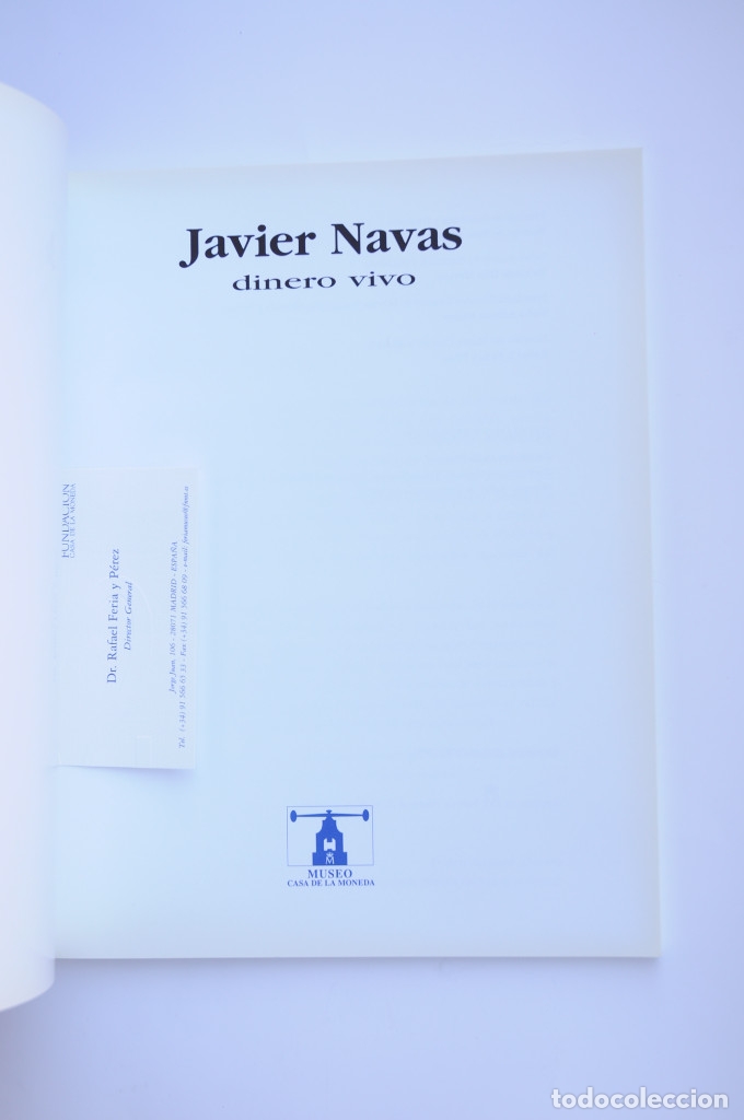 Libros: Javier Navas. Dinero vivo - NAVAS, Javier - Foto 2