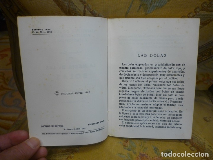 Libros: LA MAGIA DE LAS BOLAS. EDITORIAL SINTES 1.965. ILUSTRADO. - Foto 5