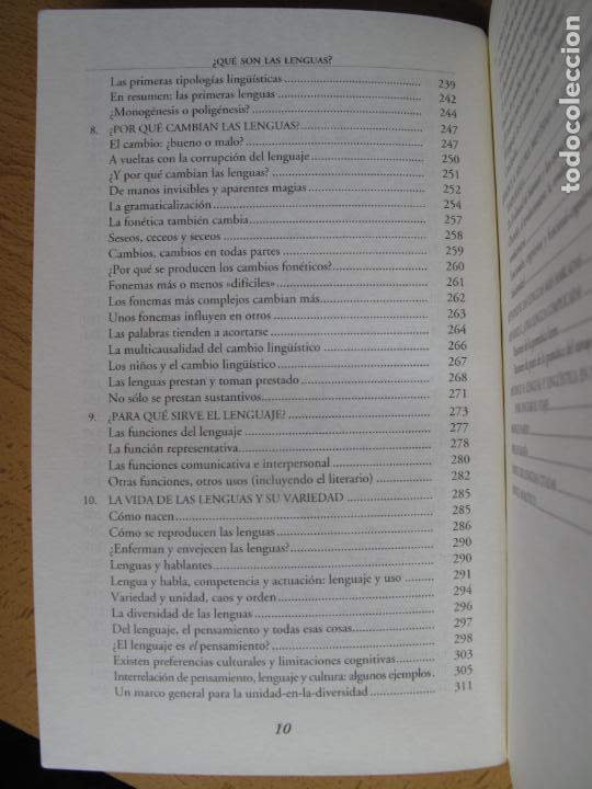 Libros: &iquest; QU&Eacute; SON LAS LENGUAS ? .- ENRIQUE BERN&Aacute;RDEZ. - ALIANZA EDITORIAL. - Foto 6