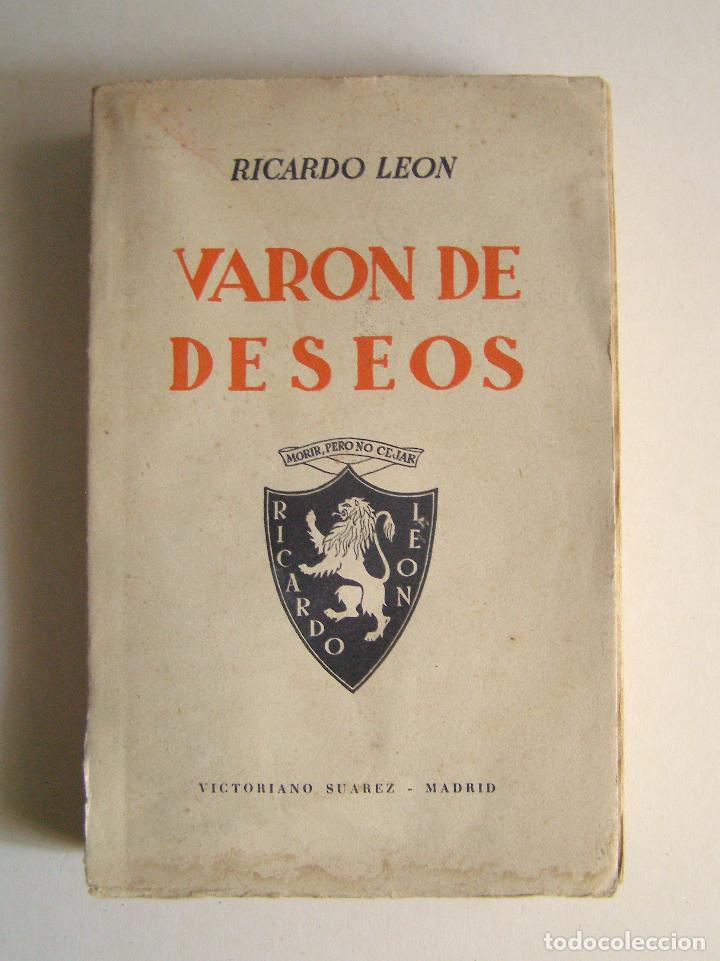 Libros: VAR&Oacute;N DE DESEOS - RICARDO LE&Oacute;N - VICTORIANO SUAREZ, 1939 - Foto 1