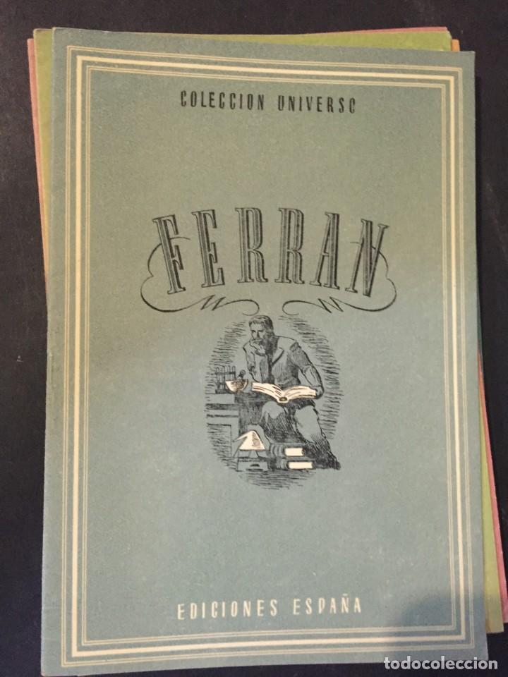 Libros: COLECCION UNIVERSO EDICIONES ESPA&Ntilde;A FERRAN - Foto 1