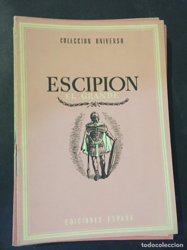 Libros: COLECCION UNIVERSO EDICIONES ESPA&Ntilde;A ESCIPION EL GRANDE - Foto 1