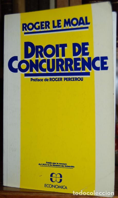 Libros: DROT DE CONCURRENCE. Preface de Roger Percerou - LE MOAL, Roger - Foto 1